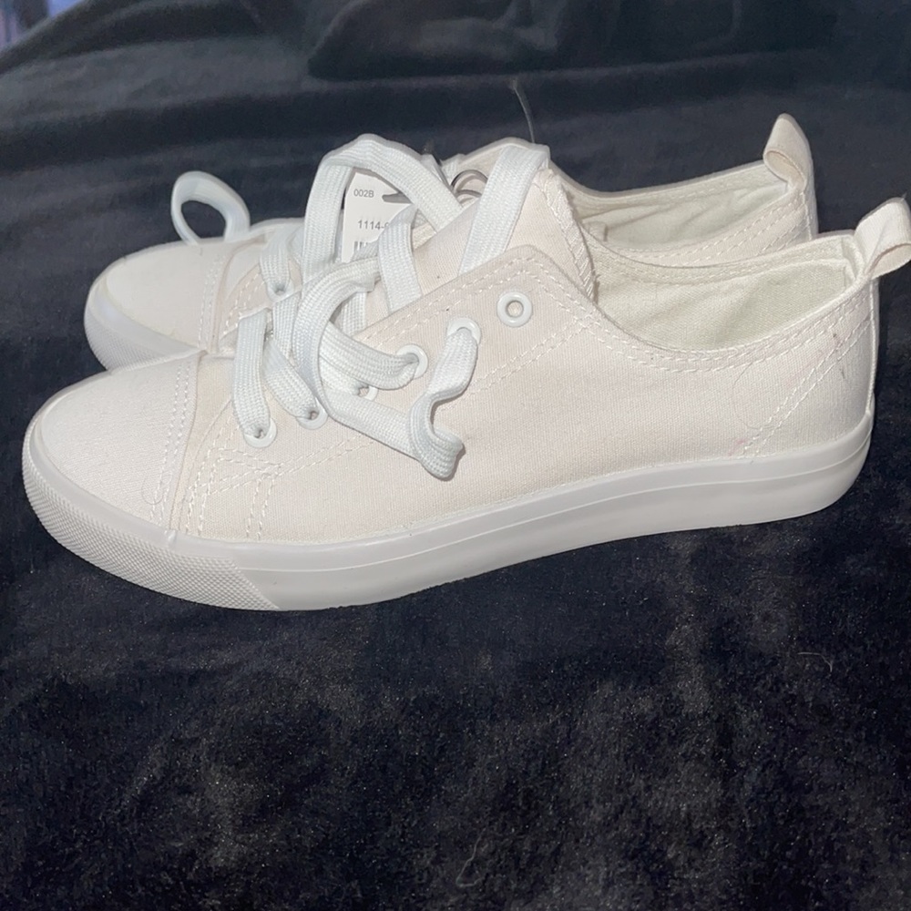 All white Sneakers